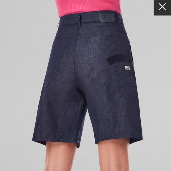 Staq Boyfriend Shorts Raw Denim Colour 